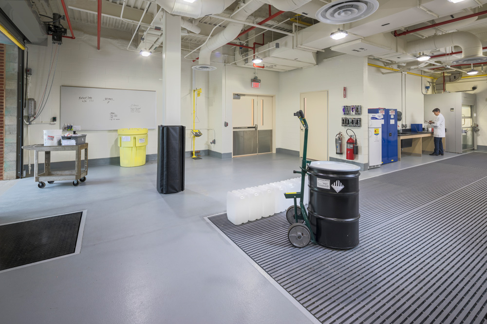 Waste management storage room